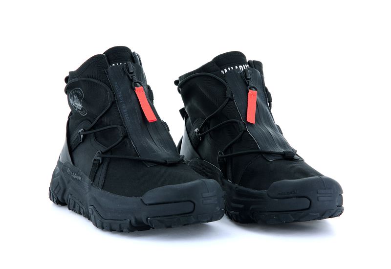 Kids' Palladium Off-Grid Hi Zip Waterproof + Low Tops Black | UAE  IXYSA1567