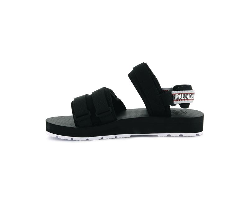 Kids' Palladium Outdoorsy Sandals Black | UAE  BNKXJ9461