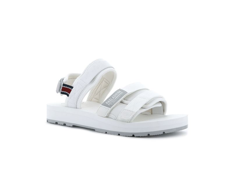 Kids' Palladium Outdoorsy Sandals White | UAE  KJBXR7190