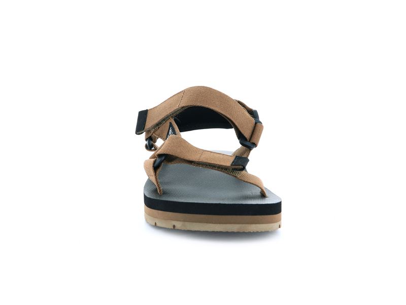 Kids' Palladium Outdoorsy Urbanity Sandals Brown | UAE  BHVML8132