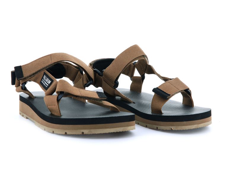 Kids' Palladium Outdoorsy Urbanity Sandals Brown | UAE  BHVML8132