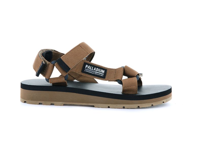 Kids\' Palladium Outdoorsy Urbanity Sandals Brown | UAE  BHVML8132