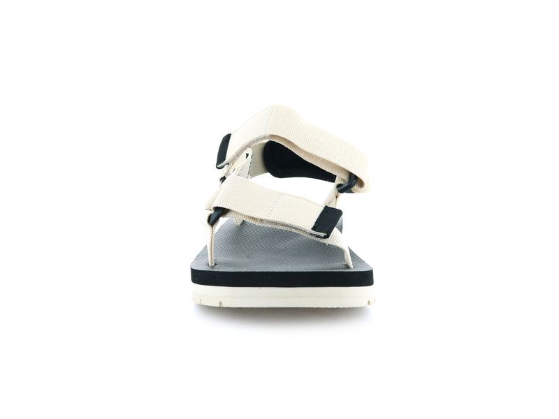 Kids' Palladium Outdoorsy Urbanity Sandals White | UAE  FOYJN2860