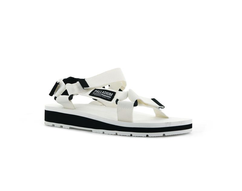 Kids' Palladium Outdoorsy Urbanity Sandals White | UAE  IBFDJ2178