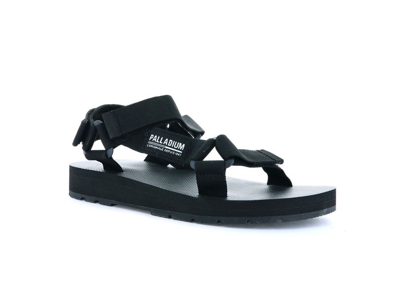 Kids' Palladium Outdoorsy Urbanity Sandals Black | UAE  IFCUJ0415