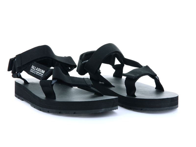 Kids' Palladium Outdoorsy Urbanity Sandals Black | UAE  IFCUJ0415