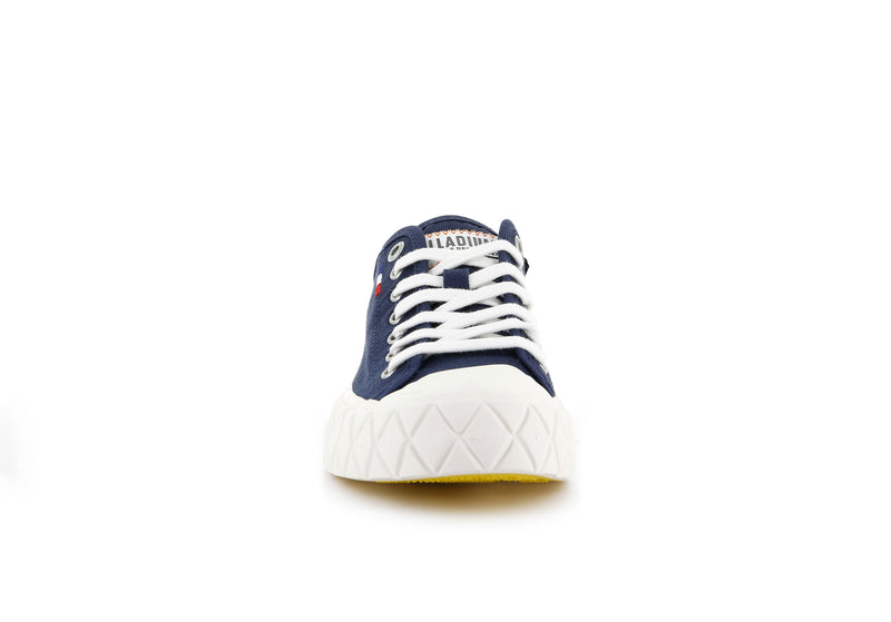 Kids' Palladium Palla Ace Canvas Low Tops Indigo | UAE  HYMKC6241