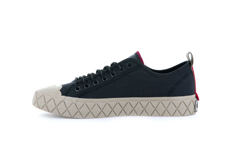 Kids' Palladium Palla Ace Supply Lo Low Tops Black | UAE  UEOGZ7569