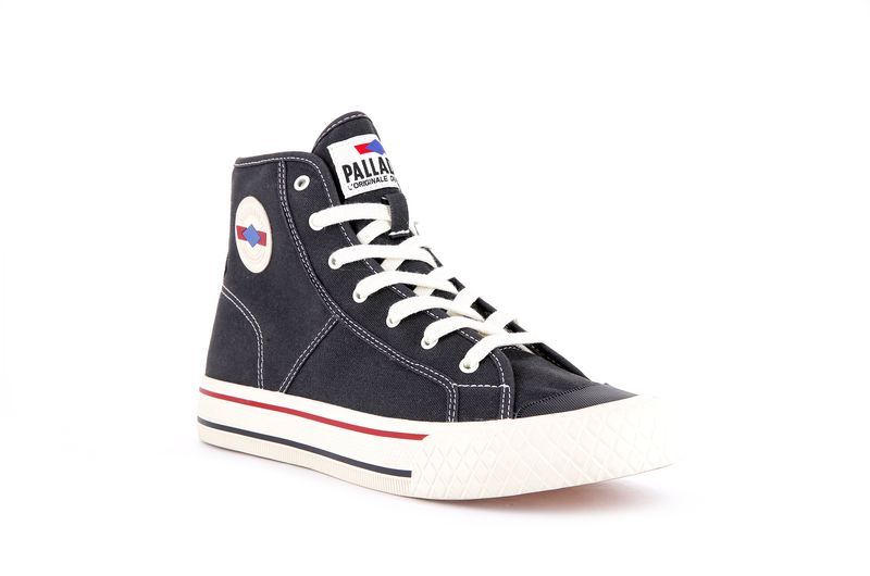 Kids' Palladium Palla Louvel High Tops Black | UAE  HSAUK9074