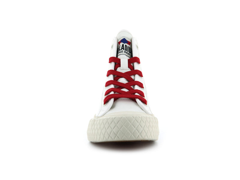 Kids' Palladium Palla Louvel High Tops White | UAE  CVRFI8713