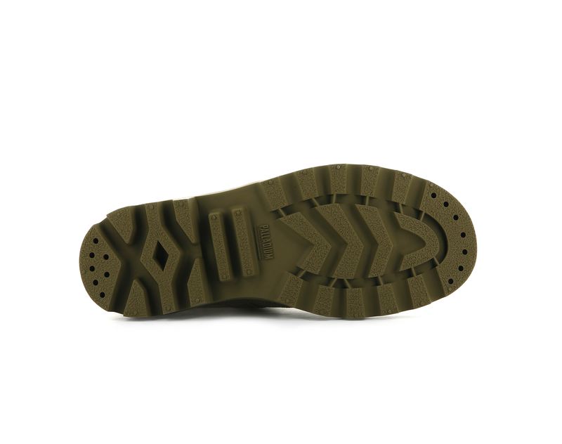 Kids' Palladium Pallabrousse Legion Boots Olive | UAE  CUBAT2817