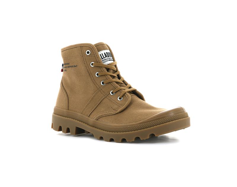 Kids' Palladium Pallabrousse Legion Boots Brown | UAE  ISDFU5682