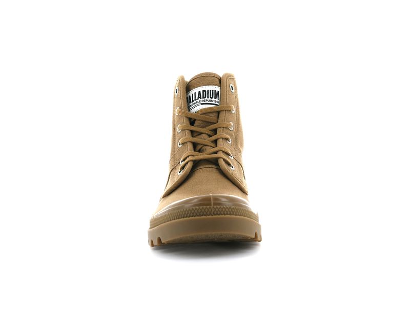 Kids' Palladium Pallabrousse Legion Boots Brown | UAE  ISDFU5682