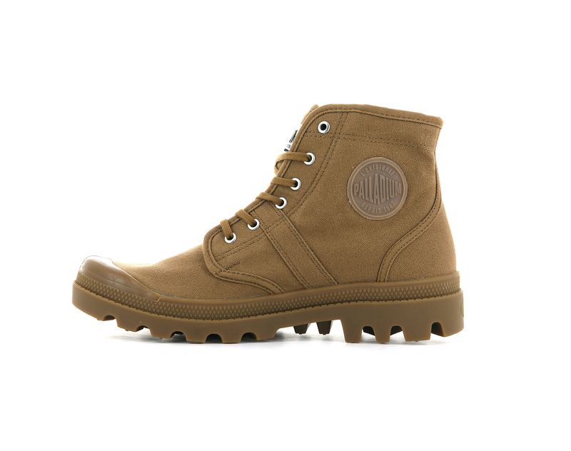 Kids' Palladium Pallabrousse Legion Boots Brown | UAE  ISDFU5682