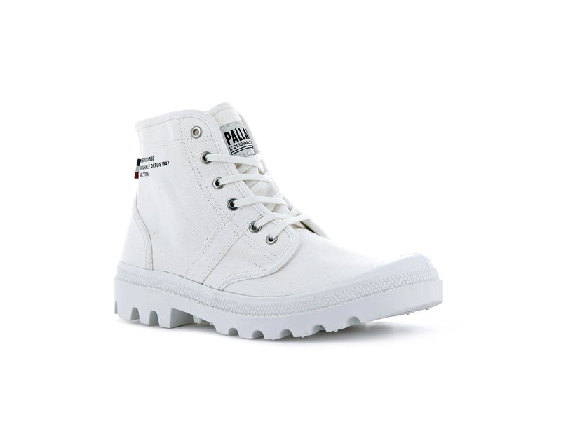 Kids' Palladium Pallabrousse Legion Boots White | UAE  WUVIC4389