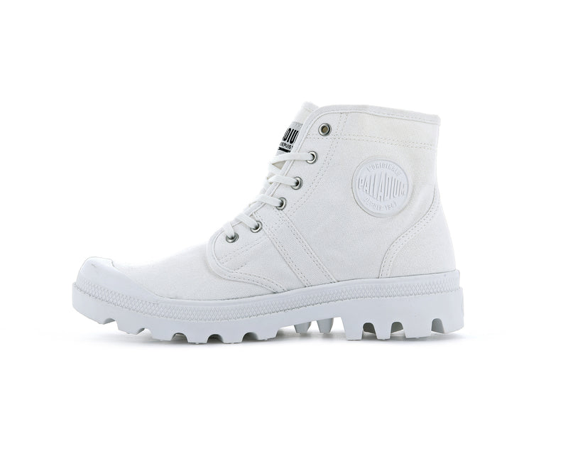 Kids' Palladium Pallabrousse Legion Boots White | UAE  WUVIC4389