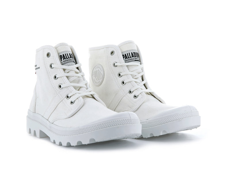 Kids' Palladium Pallabrousse Legion Boots White | UAE  WUVIC4389