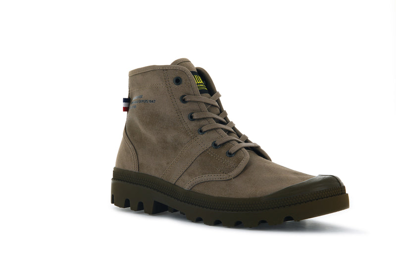 Kids' Palladium Pallabrousse Legion Wax Boots Brown | UAE  AMTVU6253