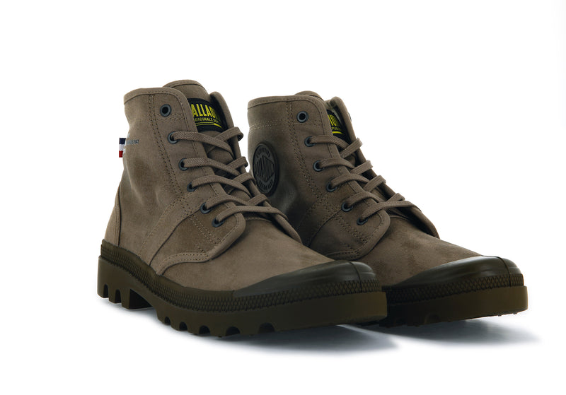 Kids' Palladium Pallabrousse Legion Wax Boots Brown | UAE  AMTVU6253