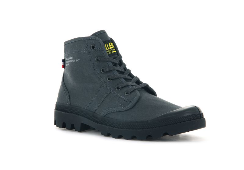 Kids' Palladium Pallabrousse Legion Wax Boots Black | UAE  OVMJE9807