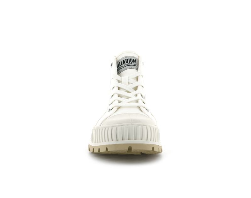 Kids' Palladium Pallashock Mid Og High Tops White | UAE  YEFLH1765