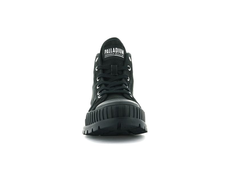 Kids' Palladium Pallashock Mid Og High Tops Black | UAE  YKZCJ6825