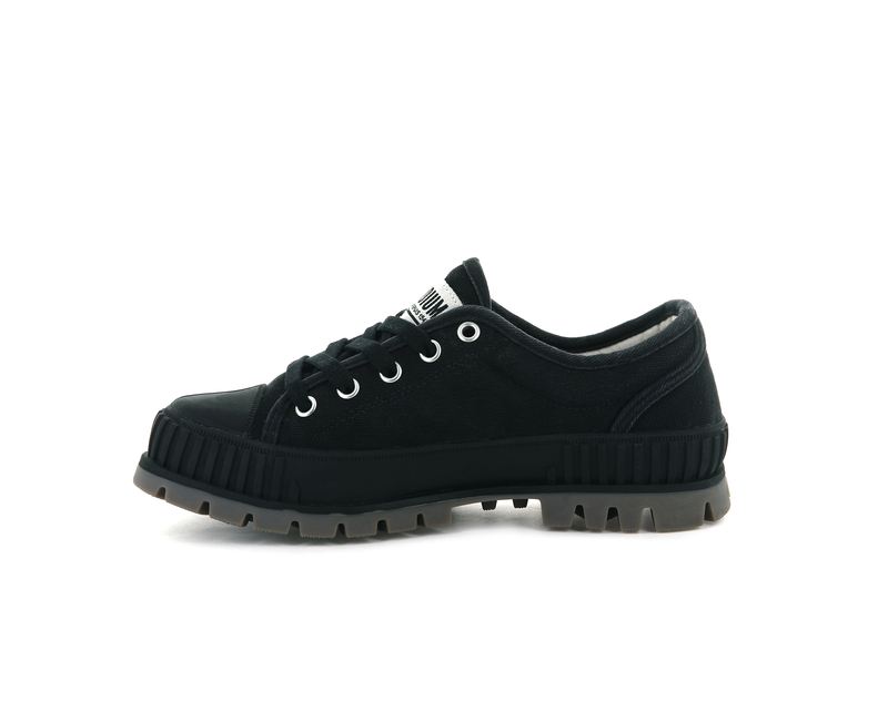 Kids' Palladium Pallashock Og Low Tops Black | UAE  KXOVQ3869