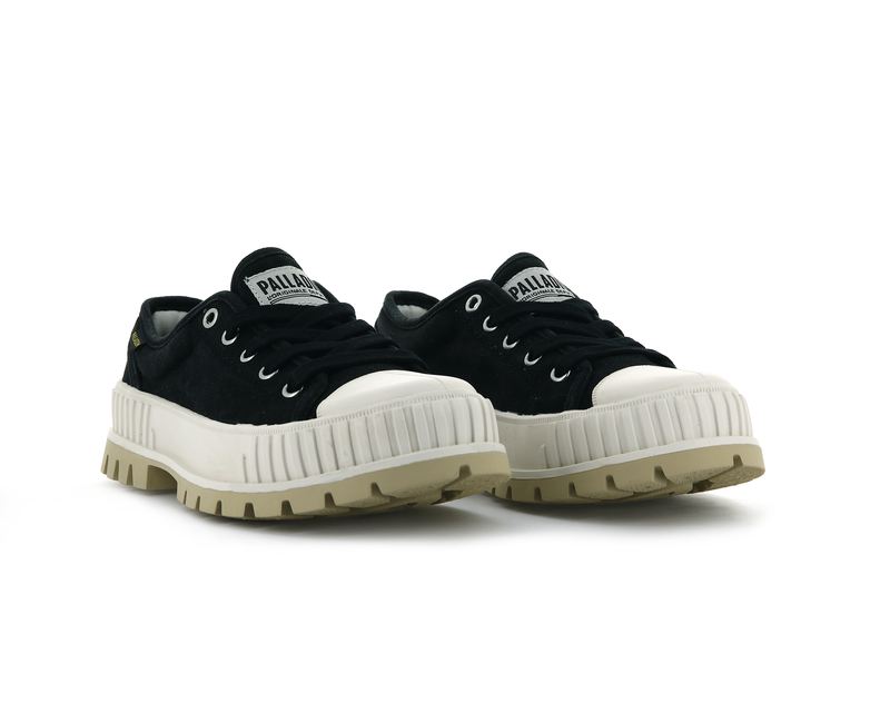 Kids' Palladium Pallashock Og Low Tops Black | UAE  PSIKB2916