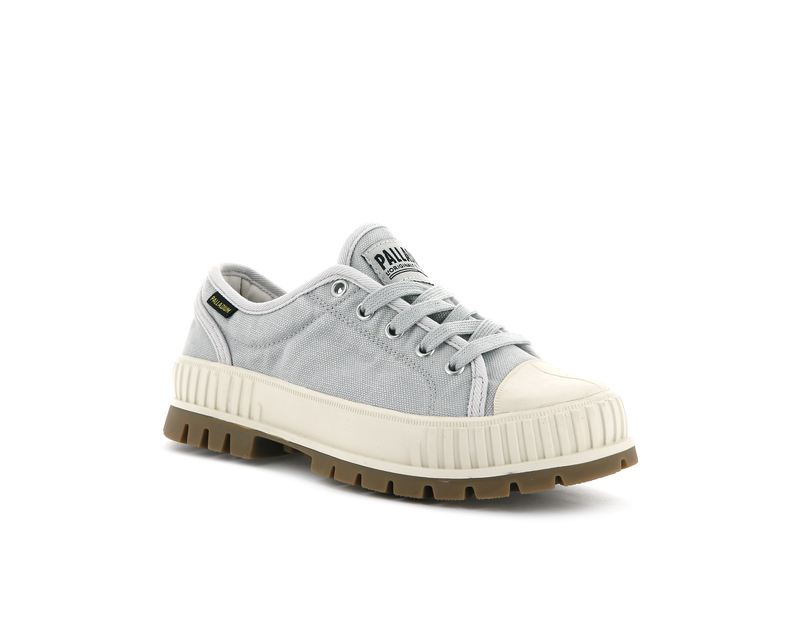 Kids' Palladium Pallashock Og Low Tops Grey | UAE  FELKQ4021