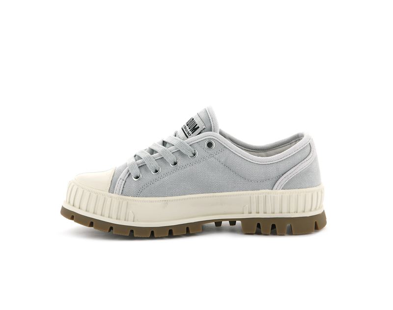 Kids' Palladium Pallashock Og Low Tops Grey | UAE  FELKQ4021