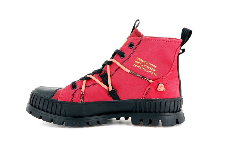 Kids' Palladium Pallashock Re-Craft Boots Red | UAE  APNRY3587