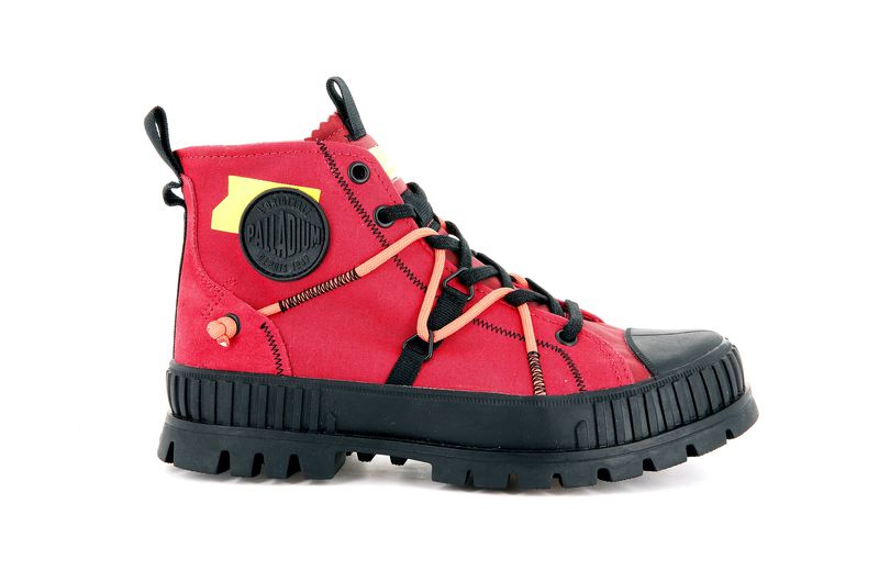 Kids\' Palladium Pallashock Re-Craft Boots Red | UAE  APNRY3587