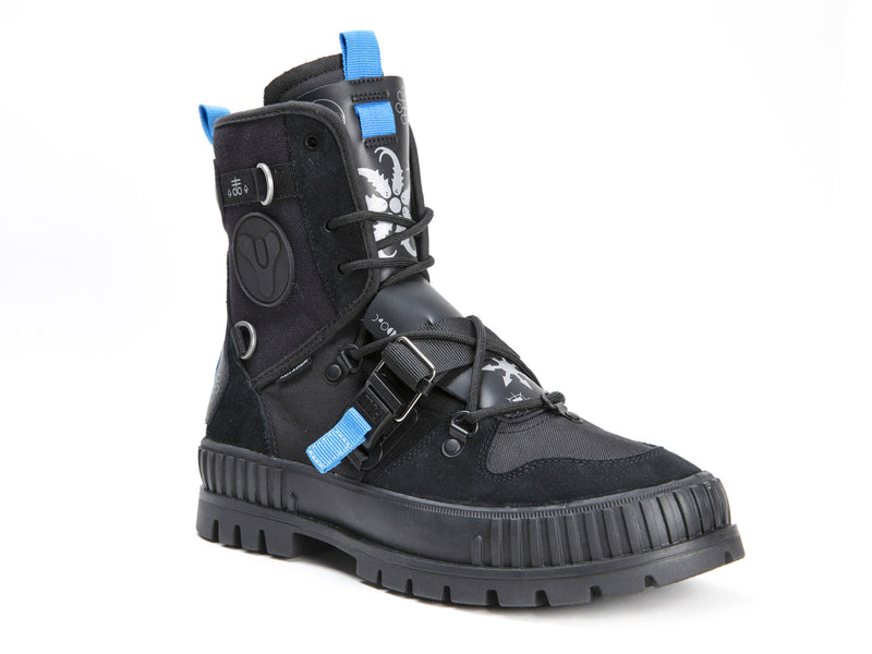 Kids' Palladium Pallashock Witch Queen X Destiny Boots Black | UAE  XOZKJ1784