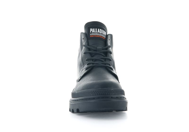 Kids' Palladium Pallatrooper Hi-2 Boots Black | UAE  LXEKO0319