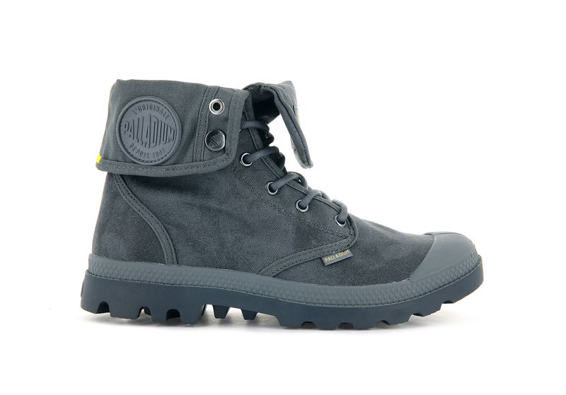 Kids\' Palladium Pampa Baggy Wax Boots Grey | UAE  VSEPO8649