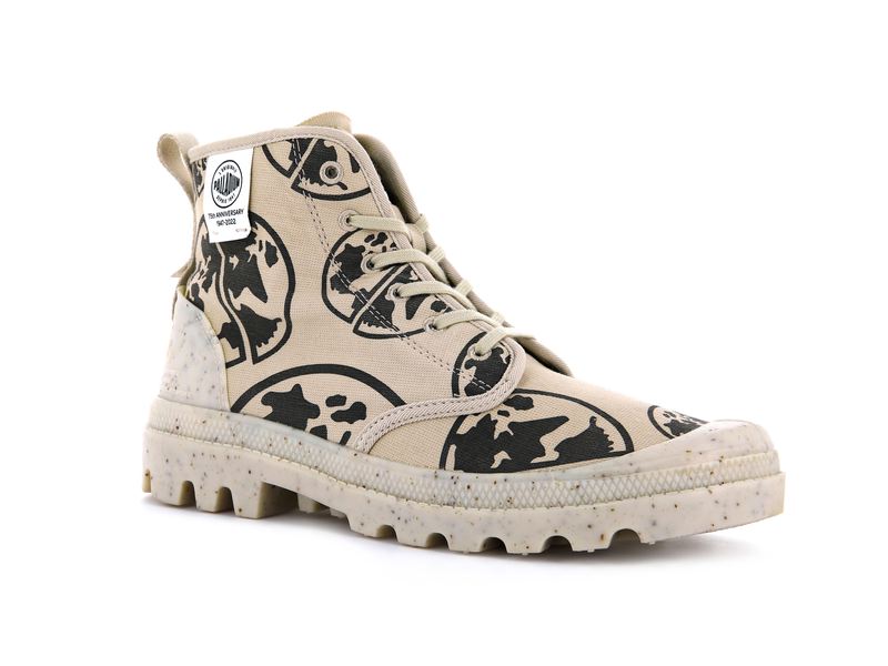 Kids' Palladium Pampa Eco-Versary 75th Boots Beige | UAE  IFWCT0296