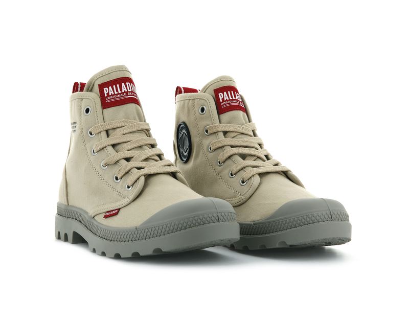 Kids' Palladium Pampa Hi Dare Boots Beige | UAE  EJGNB2065