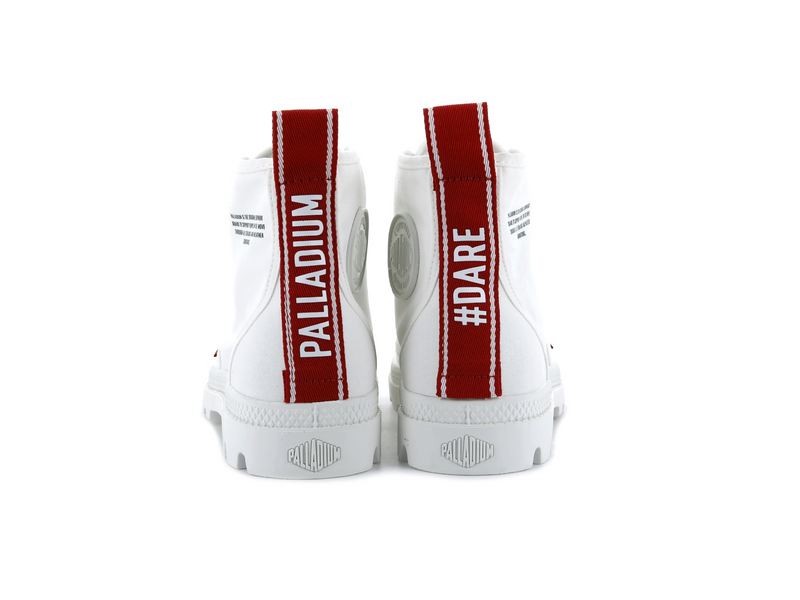 Kids' Palladium Pampa Hi Dare Boots White | UAE  WYIVL0158