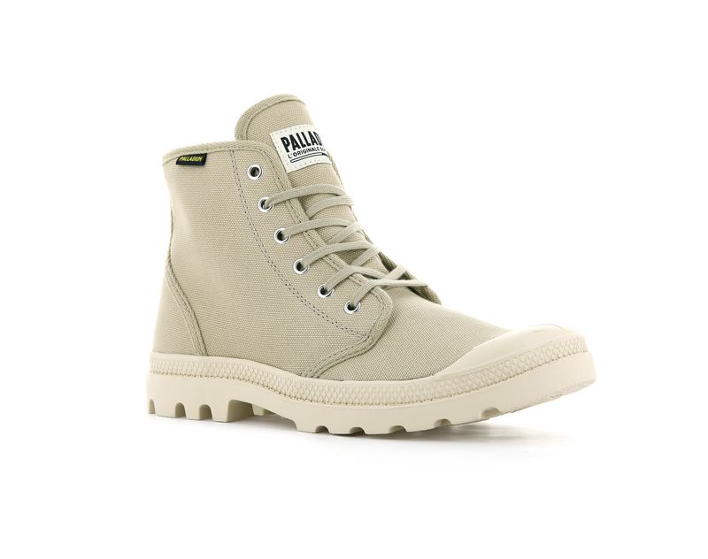 Kids' Palladium Pampa Hi Originale Boots Beige | UAE  JIXEQ1954