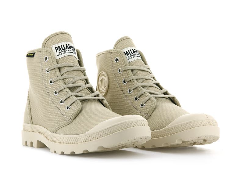 Kids' Palladium Pampa Hi Originale Boots Beige | UAE  JIXEQ1954