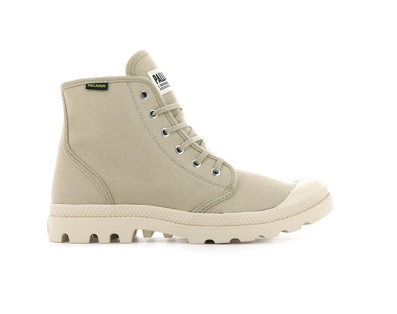 Kids\' Palladium Pampa Hi Originale Boots Beige | UAE  JIXEQ1954