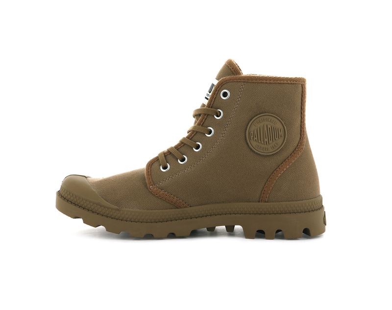 Kids' Palladium Pampa Hi Originale Boots Brown | UAE  NJMQR6715