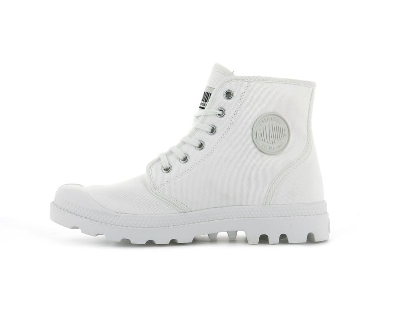 Kids' Palladium Pampa Hi Originale Boots White | UAE  RPEQL3528