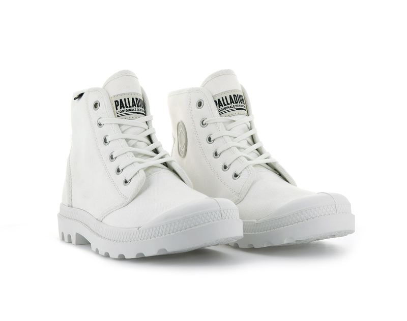 Kids' Palladium Pampa Hi Originale Boots White | UAE  RPEQL3528