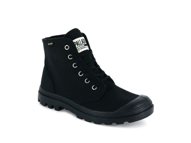 Kids' Palladium Pampa Hi Originale Boots Black | UAE  XIHPM9326