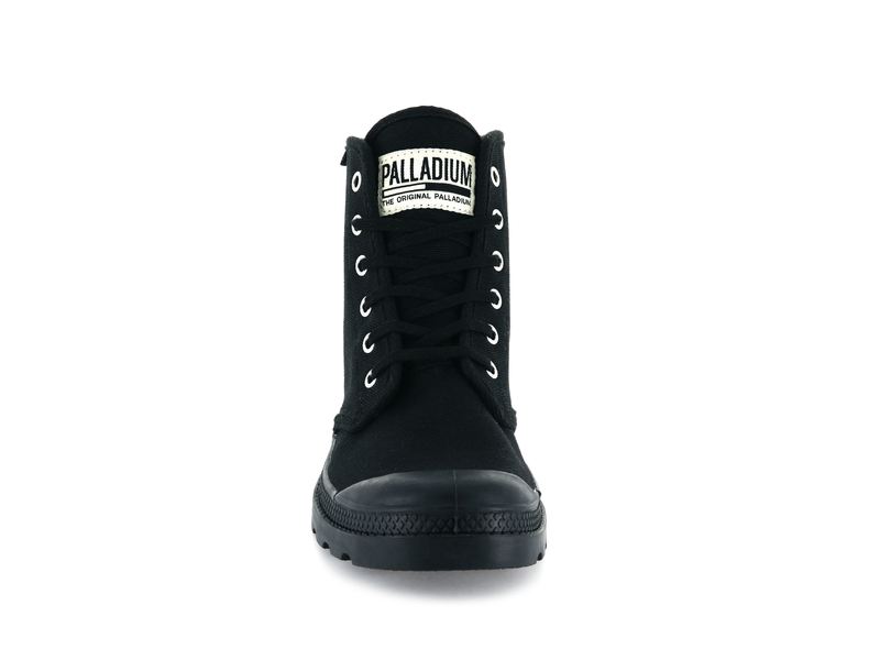 Kids' Palladium Pampa Hi Originale Boots Black | UAE  XIHPM9326