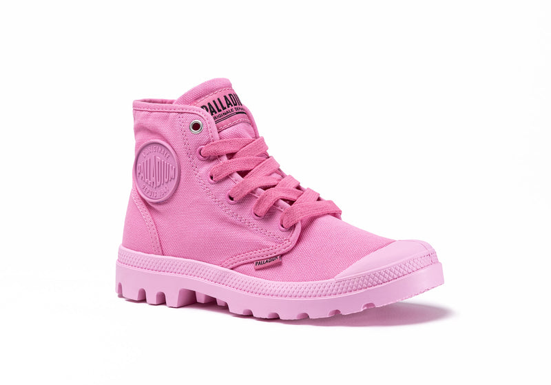 Kids' Palladium Pampa Hi V Boots Pink | UAE  DLVNI0691