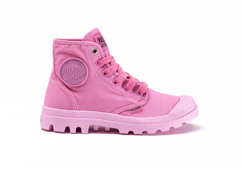 Kids\' Palladium Pampa Hi V Boots Pink | UAE  DLVNI0691