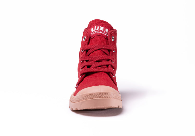 Kids' Palladium Pampa Hi V Boots Red | UAE  JYLIR9347