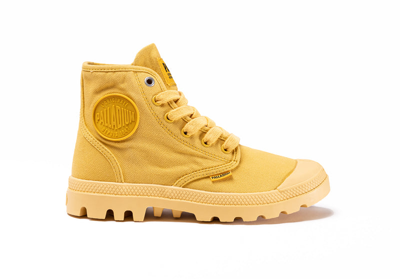 Kids' Palladium Pampa Hi V Boots Yellow | UAE  KZXMY0497